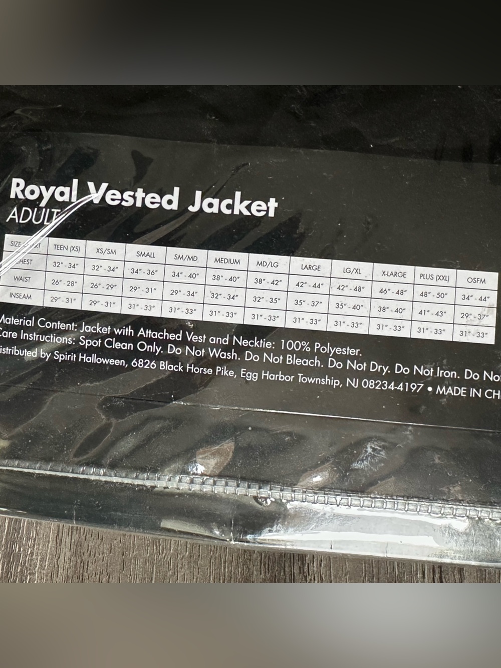 Men’s Royal Vested Jacket Costume - Picture 12 of 12